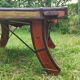 Vintage Indian coffee table "Ganga Jamuna" - Rajasthan
