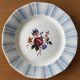 6 large flat antique plates in Sarreguemines earthenware