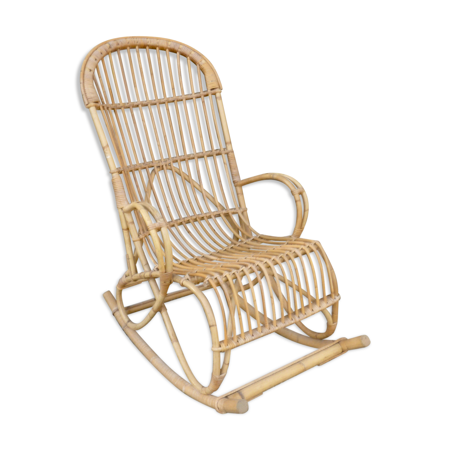 Rattan rocking