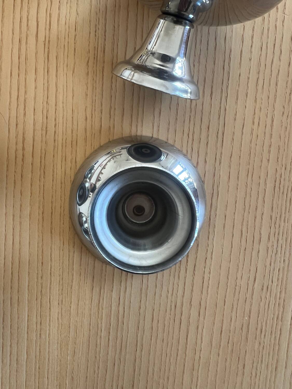 Set of 6 vintage stainless steel cups