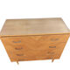 Commode furniture sideboard light wood 4 drawers Scandinavian vintage