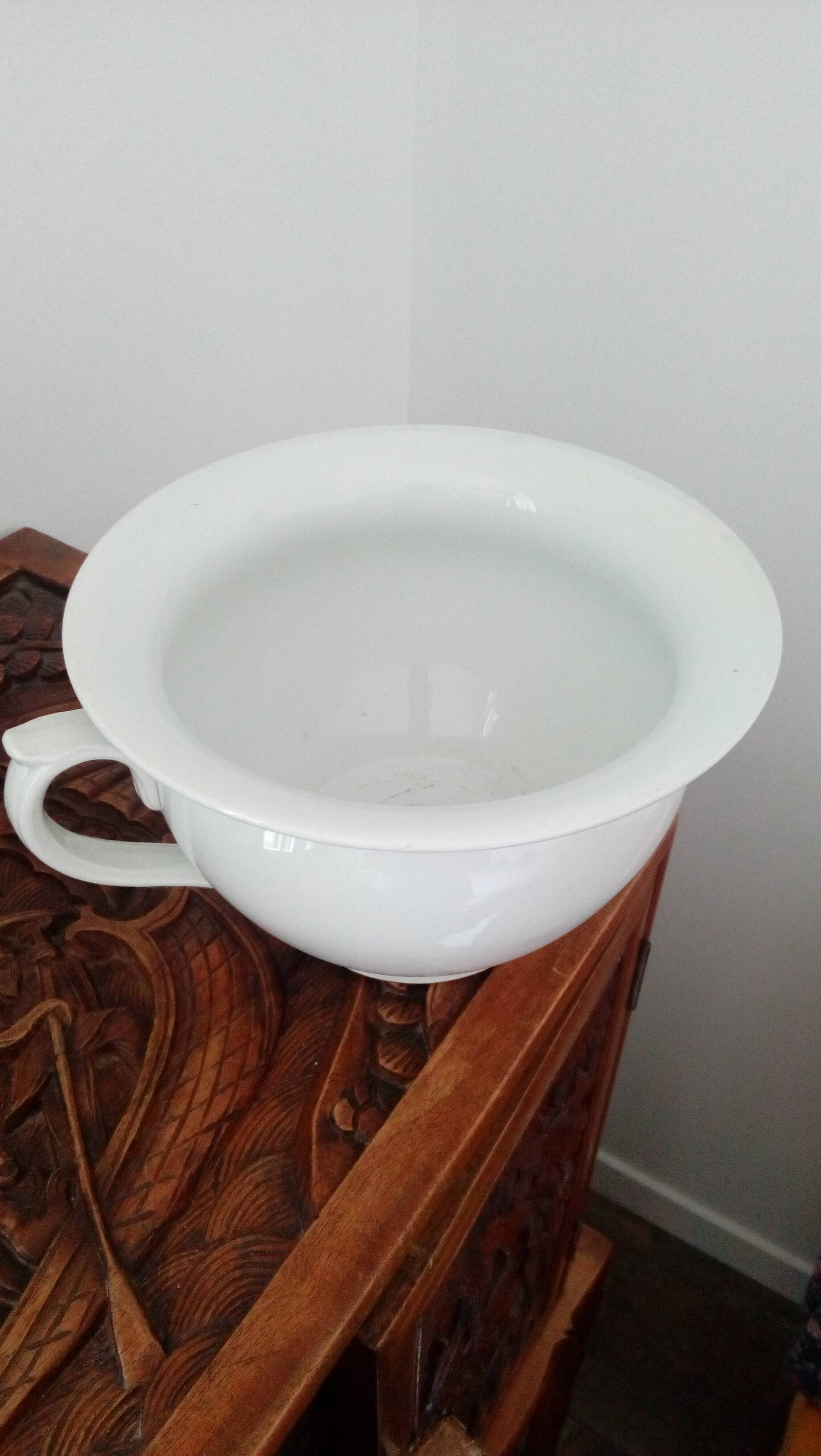 Lunéville blue white pot cache