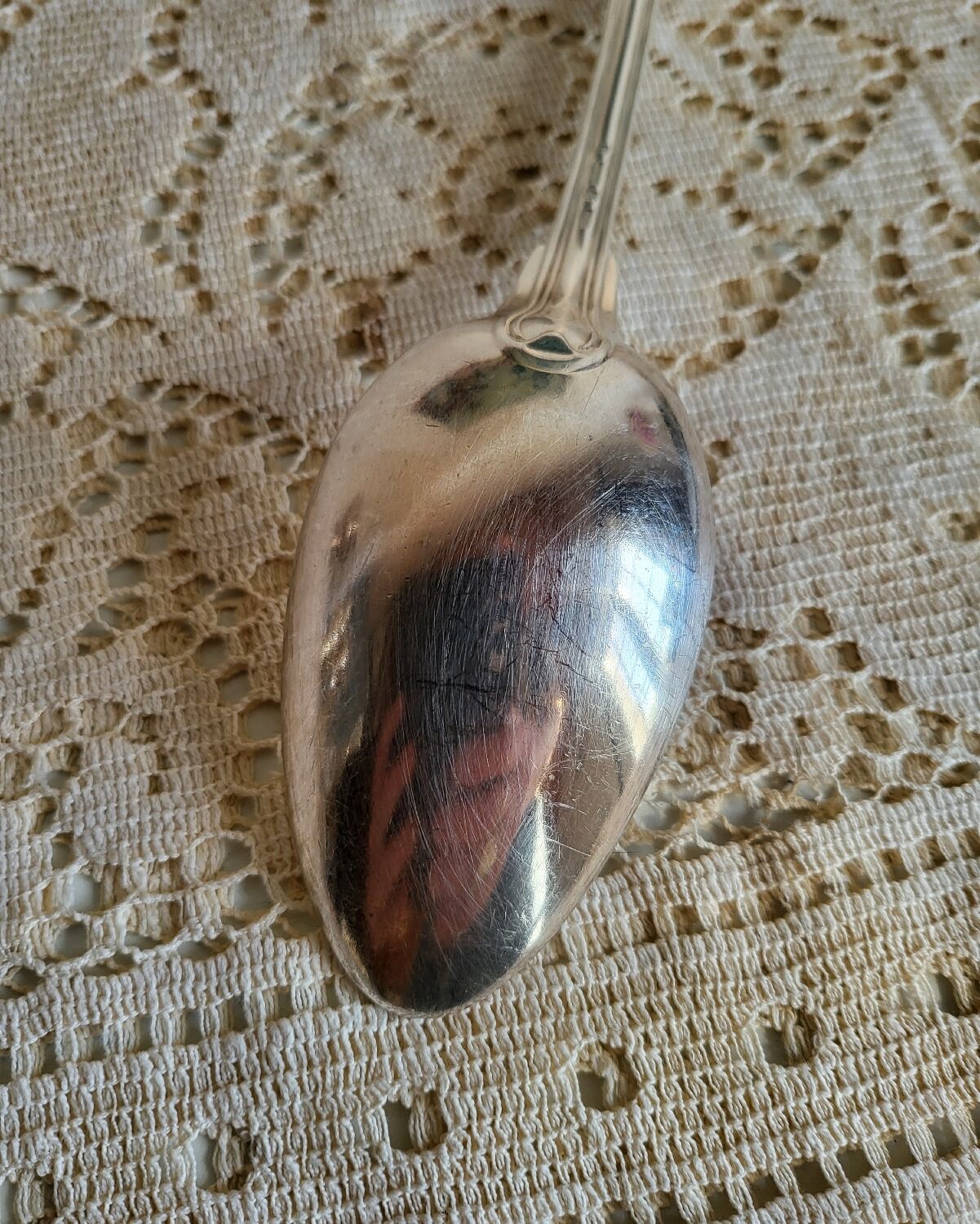 Cuillère de service à Ragout Métal argenté Armand Frénais modèle Filet
