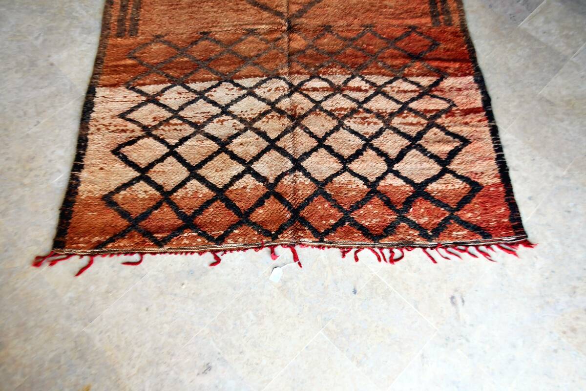 Vintage Beni Mguild Moroccan Berber rug