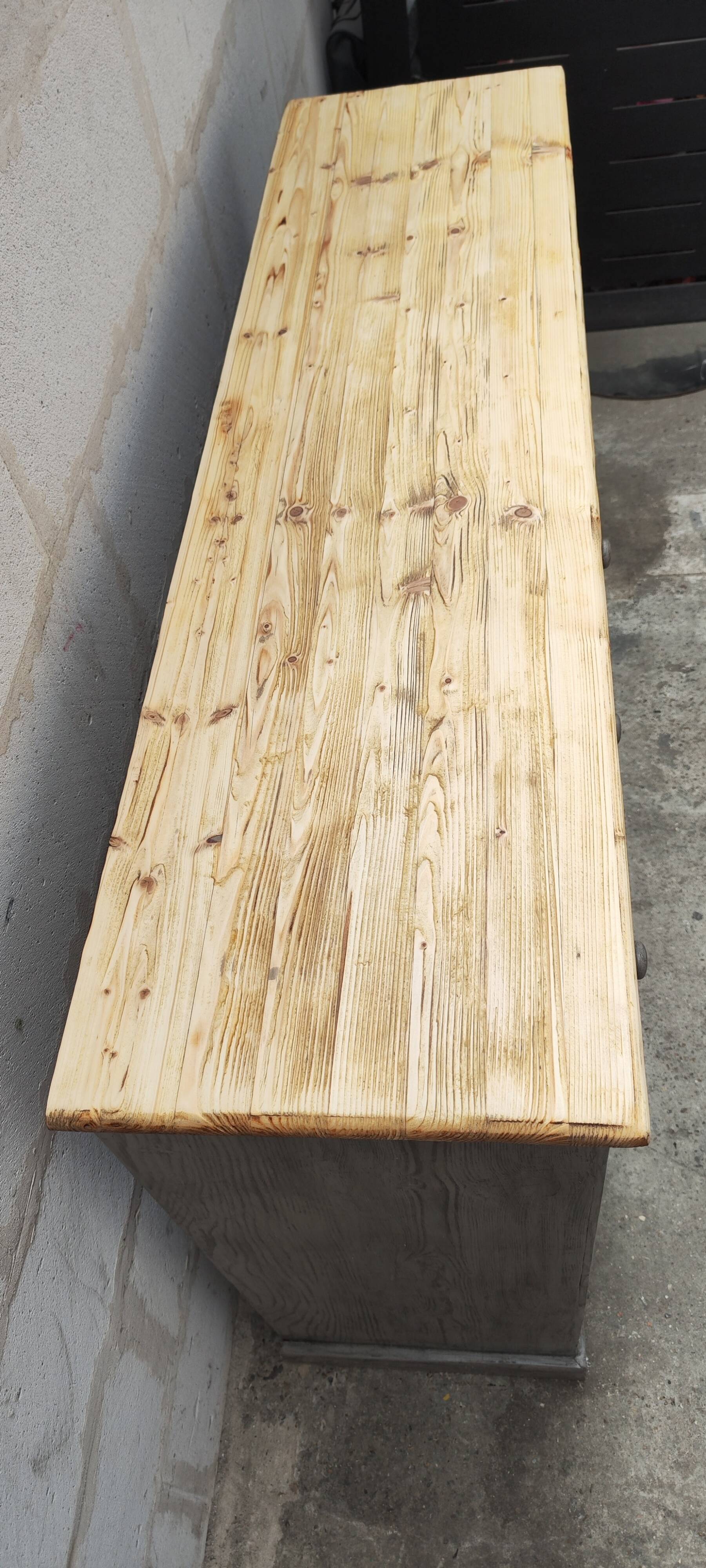 Old trade furniture with thirty drawers