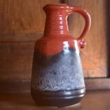 Bay Keramik vase in glazed ceramic - Fat Lava - Model 631 17 - West-Germany - 1970