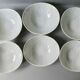 6 ceramic cups Salins France, Caribbean, 60s