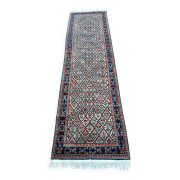 Tapis oriental de couloir fait main 3m x 1m