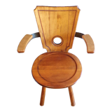 French work brutalist armchair