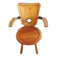 French work brutalist armchair