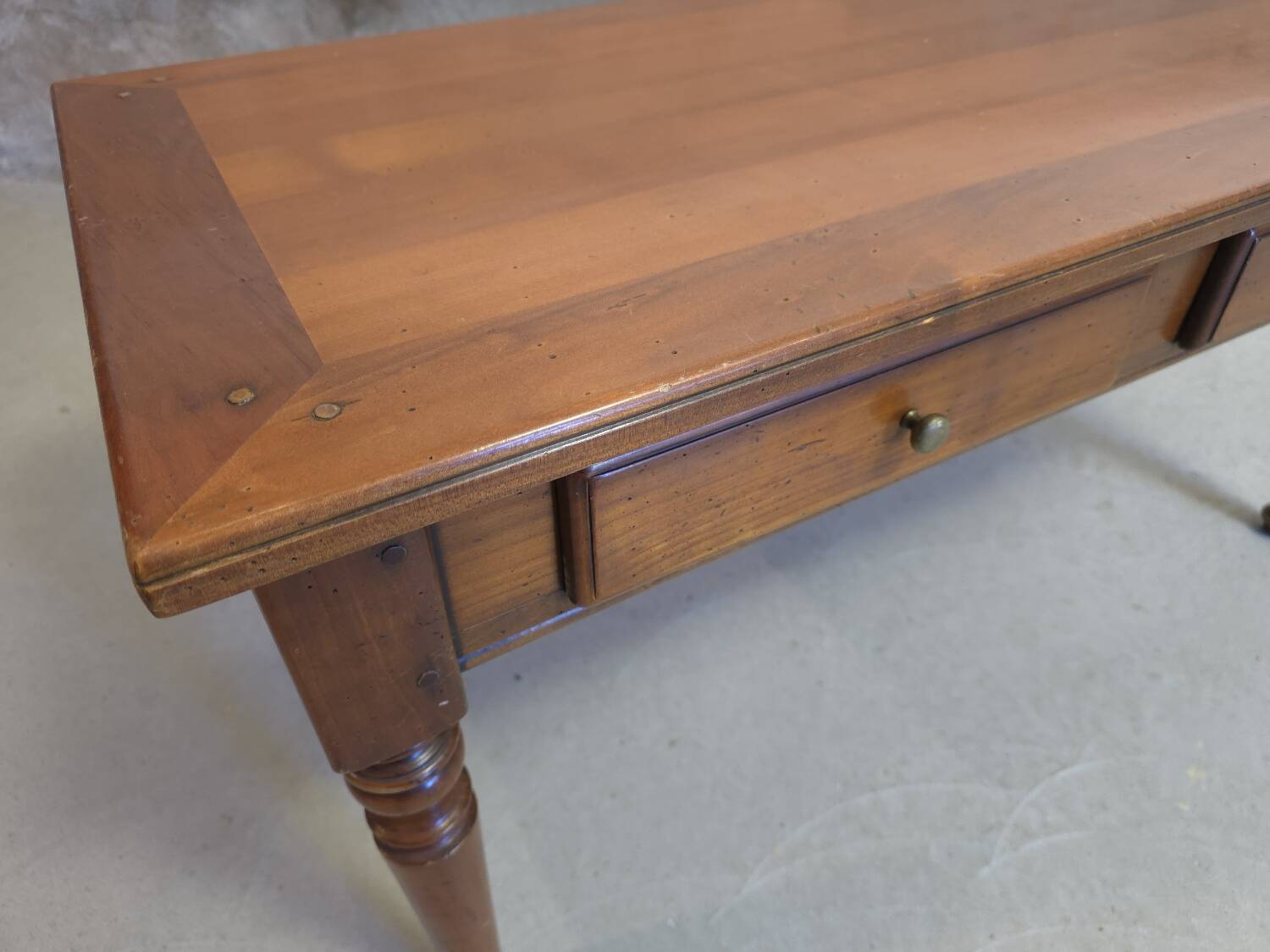 Cherry wood coffee table