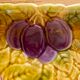 Sarreguemines earthenware dish-fruit decoration-60s
