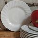 Nine fine English porcelain sweet plates