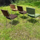 4 stackable chairs 1970