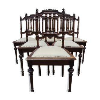 Lot 6 chairs Louis XVI style.