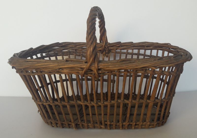 Rattan basket or wicker basket