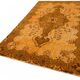 Overdyed Wool Vintage Handmade Carved Rug 168 cm x 282 cm