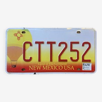 Plaque New Mexico CTT 252