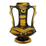 Jasba mid century double handle vase model 1350/25 with outstanding shape