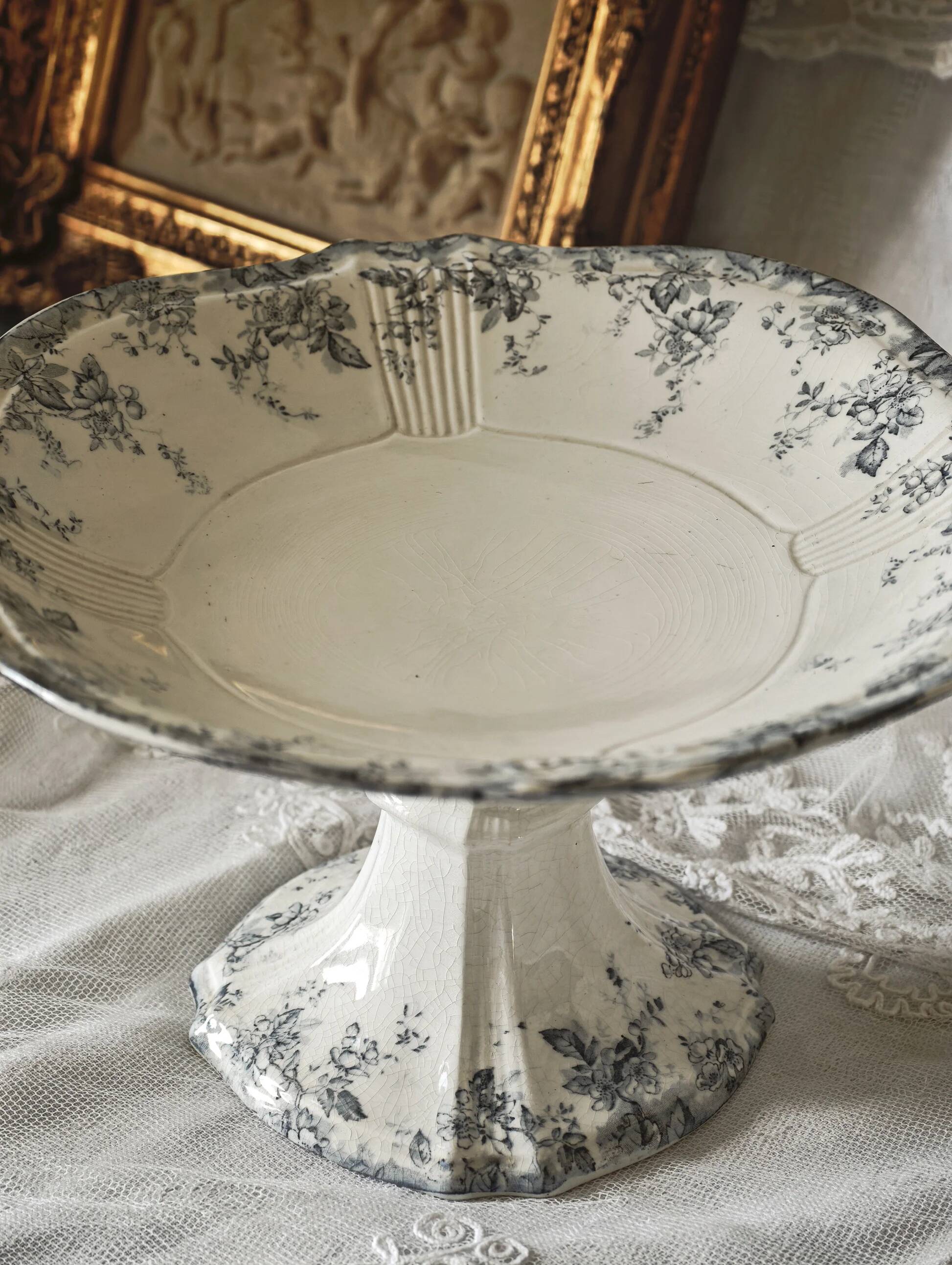 Compotier en semi-porcelaine Ridgways