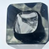 Faceted Murano Sommerso Vase by Flavio Poli