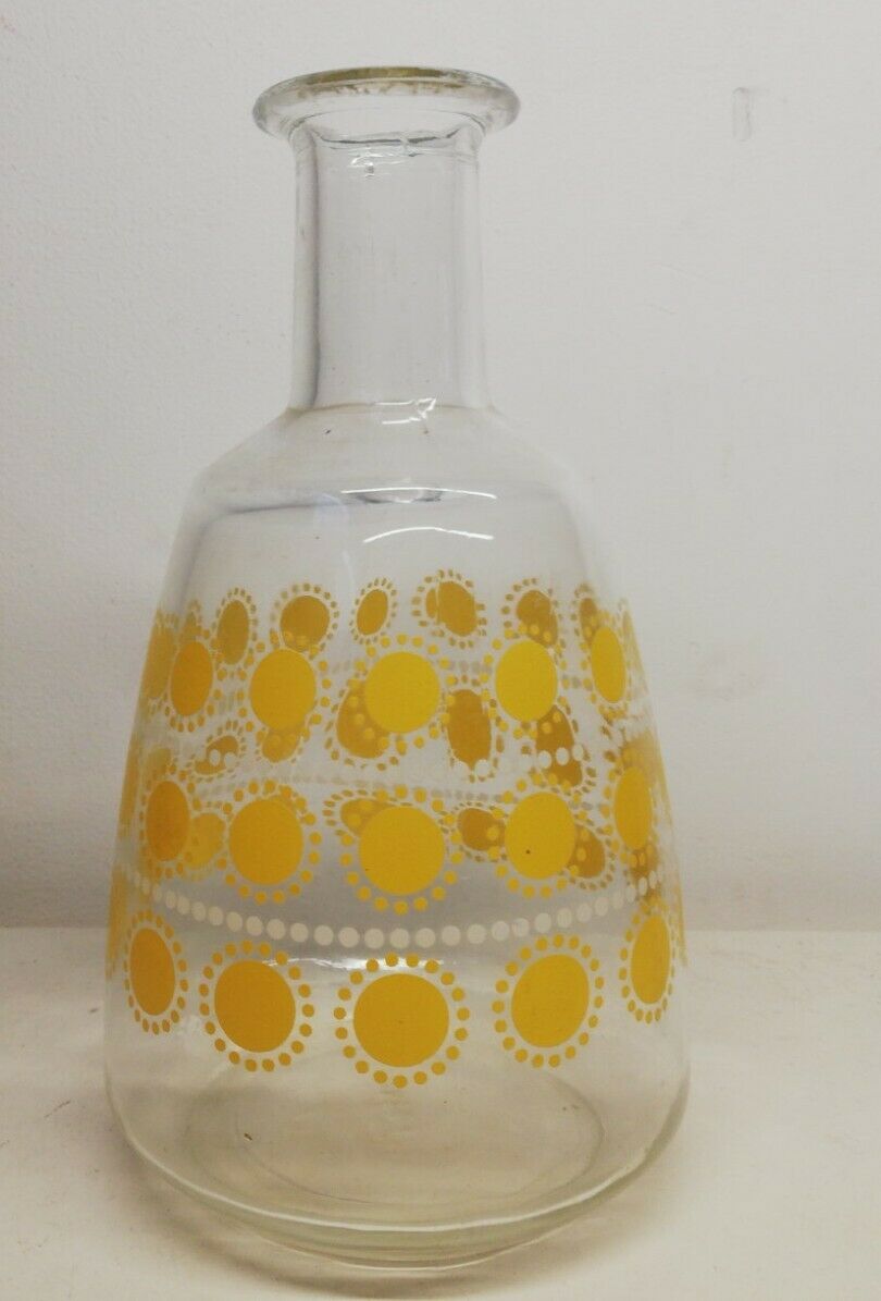 Sun yellow vintage pitcher