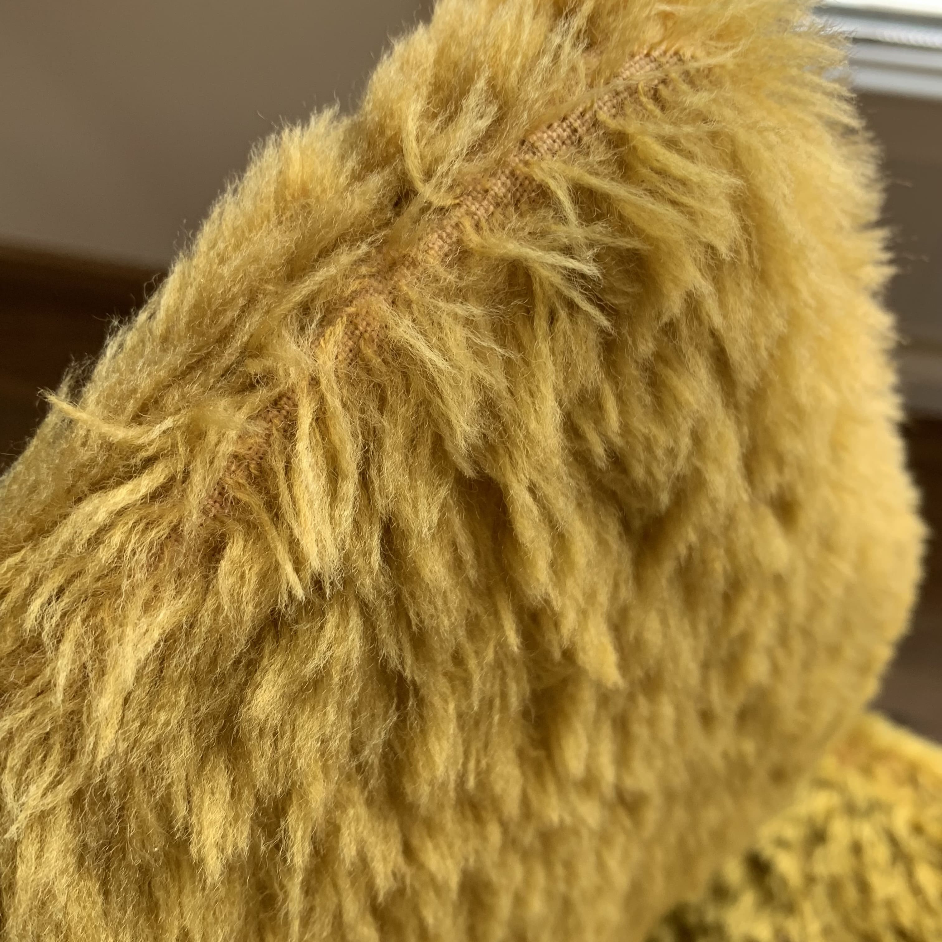 2 yellow moumoute chairs