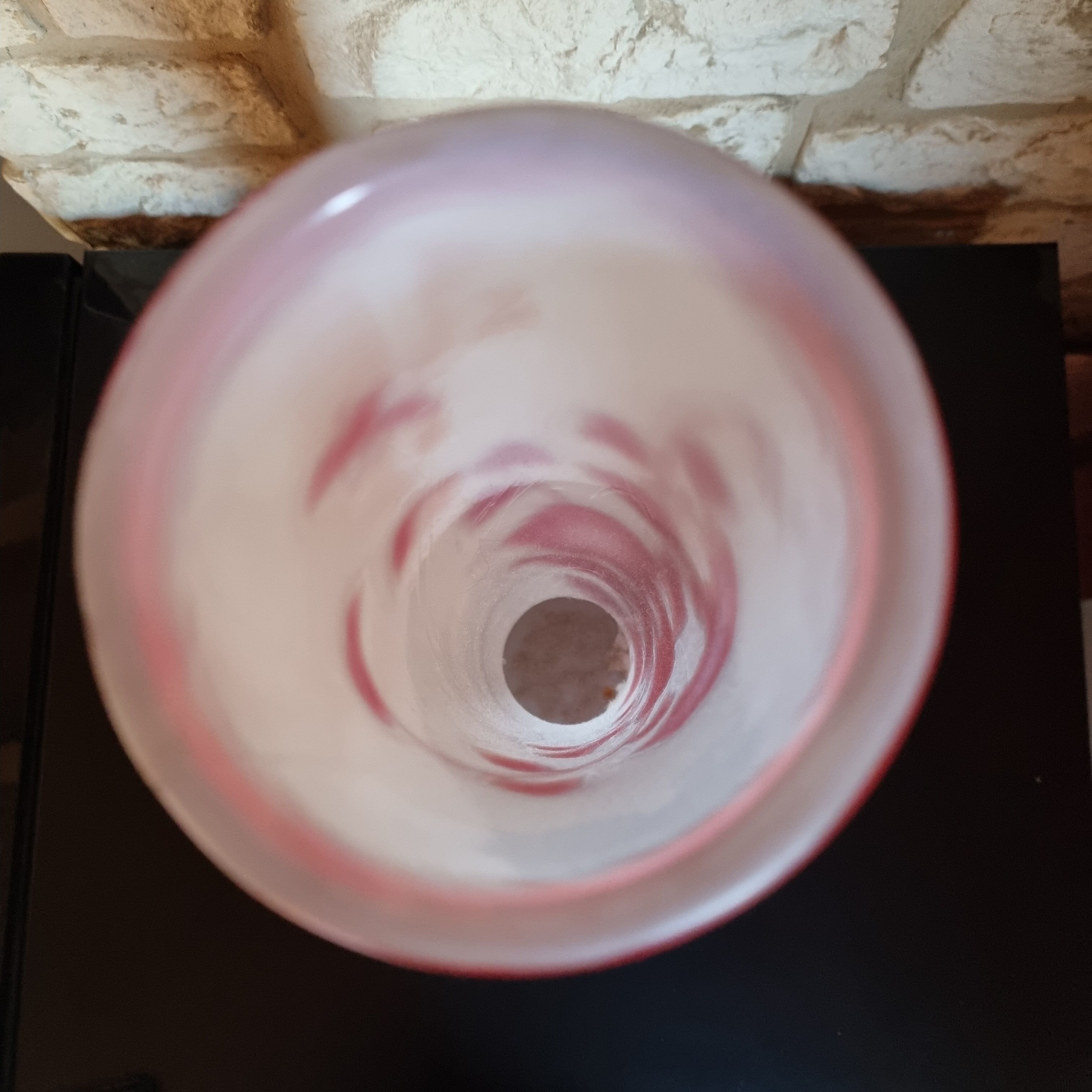 Art nouveau pantin's crystal vase