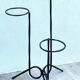Vintage geometric steel plant holder