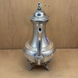 Silver metal teapot
