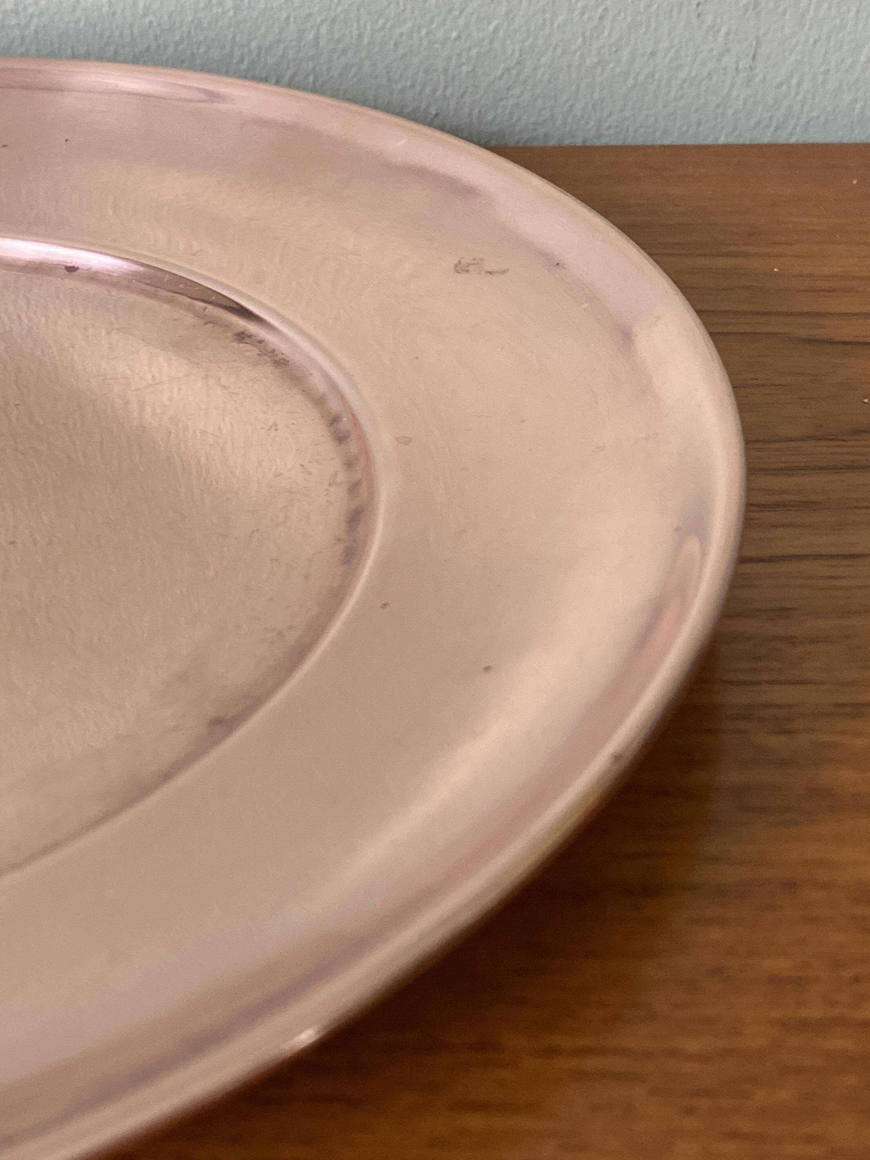 Copper dish / plate