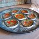 French vintage Pornic oyster plates