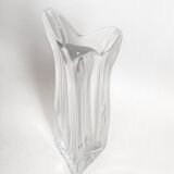 Lux Glass Crystal Vase 50s Height 27.5 cm