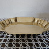 Empty pocket brass corrugated shape sheet shiny holly