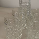 Whisky glasses and carafe