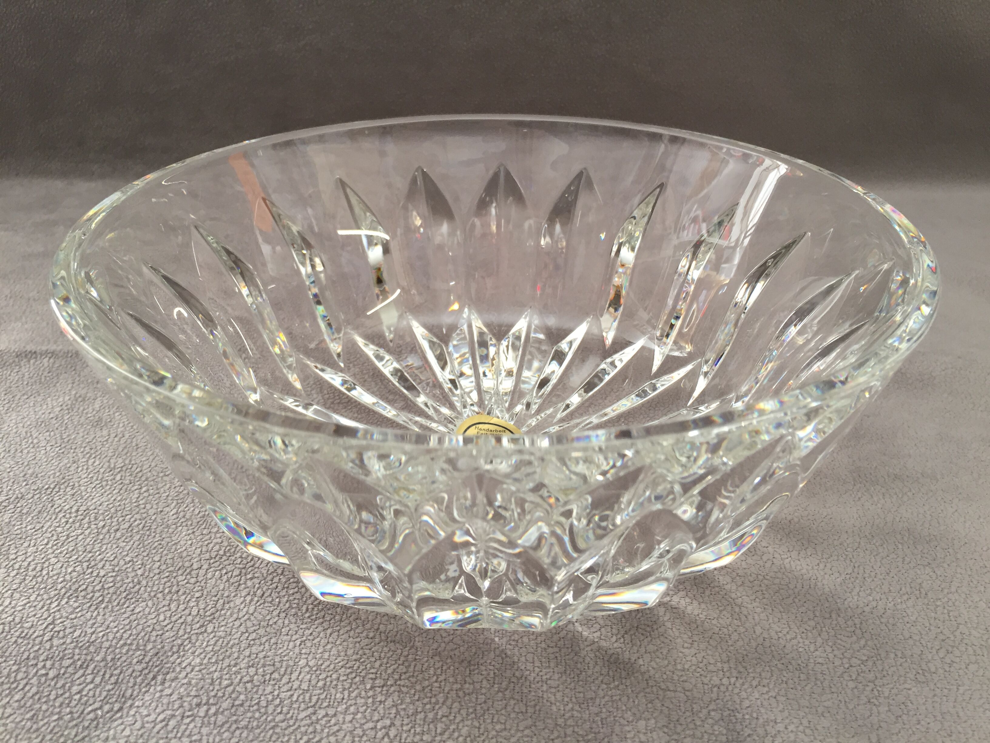 Crystal centerpiece cut villeroy & boch