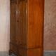 Antique hardwood wardrobe stamped Howard & Son's Berners Street
