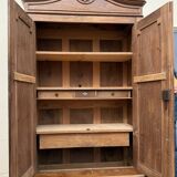 Louis Philippe period shell cabinet in walnut