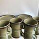 Set de 4 assiettes, soucoupes, tasses Stavangerflint en grès fin