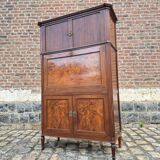 Secrétaire à guillotine En Acajou D’époque Louis XVI XVIII Eme Siècle