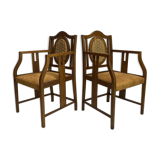 Armchairs by Hans Vollmer for Prag-Rudniker Korbwaren Viena
