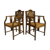 Armchairs by Hans Vollmer for Prag-Rudniker Korbwaren Viena
