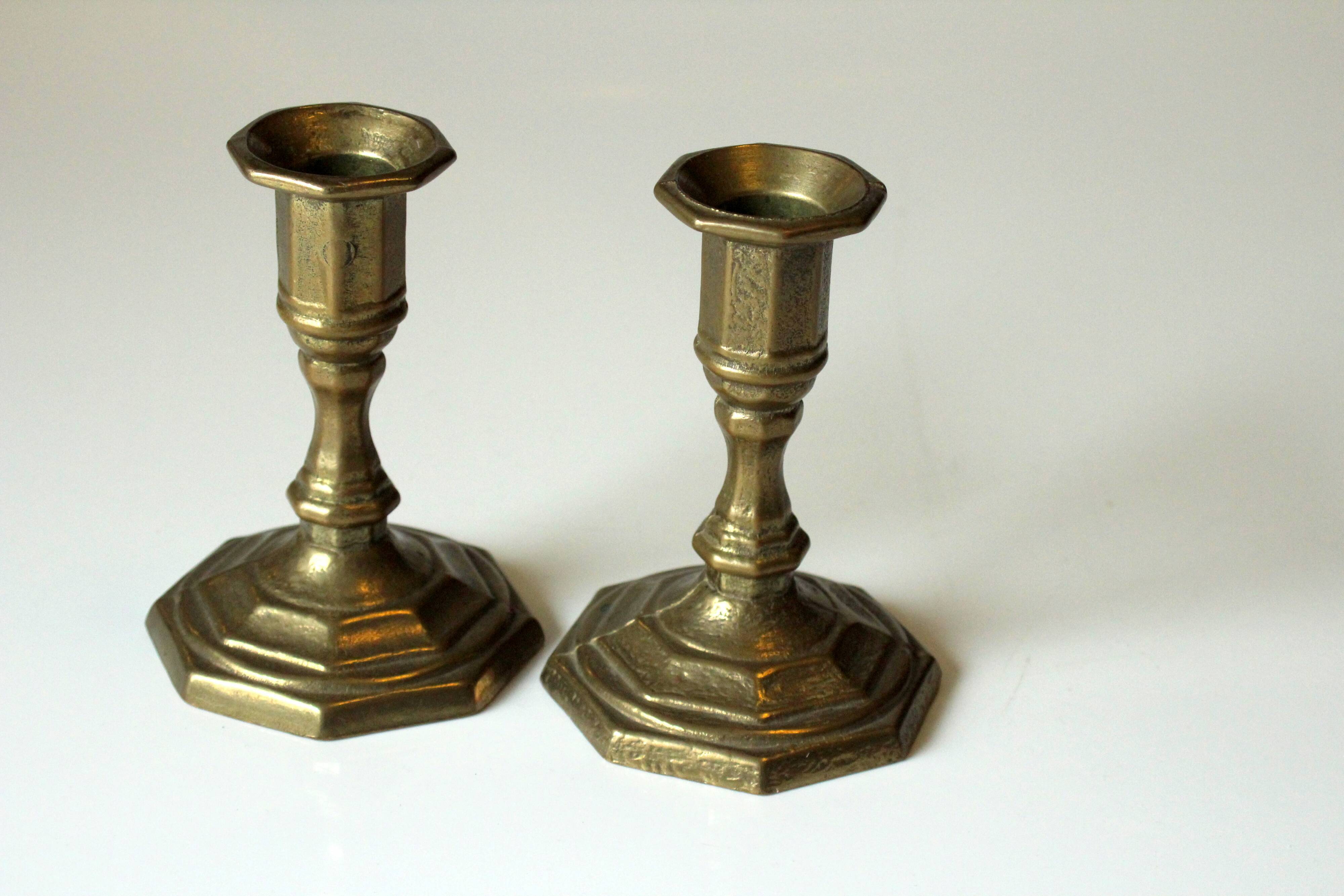 Pair of  nice brass candle holder