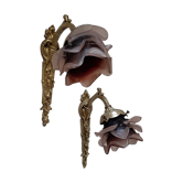 Pair of art deco sconces