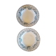 Set of 2 plates new ceramic factories north model guadeloupe