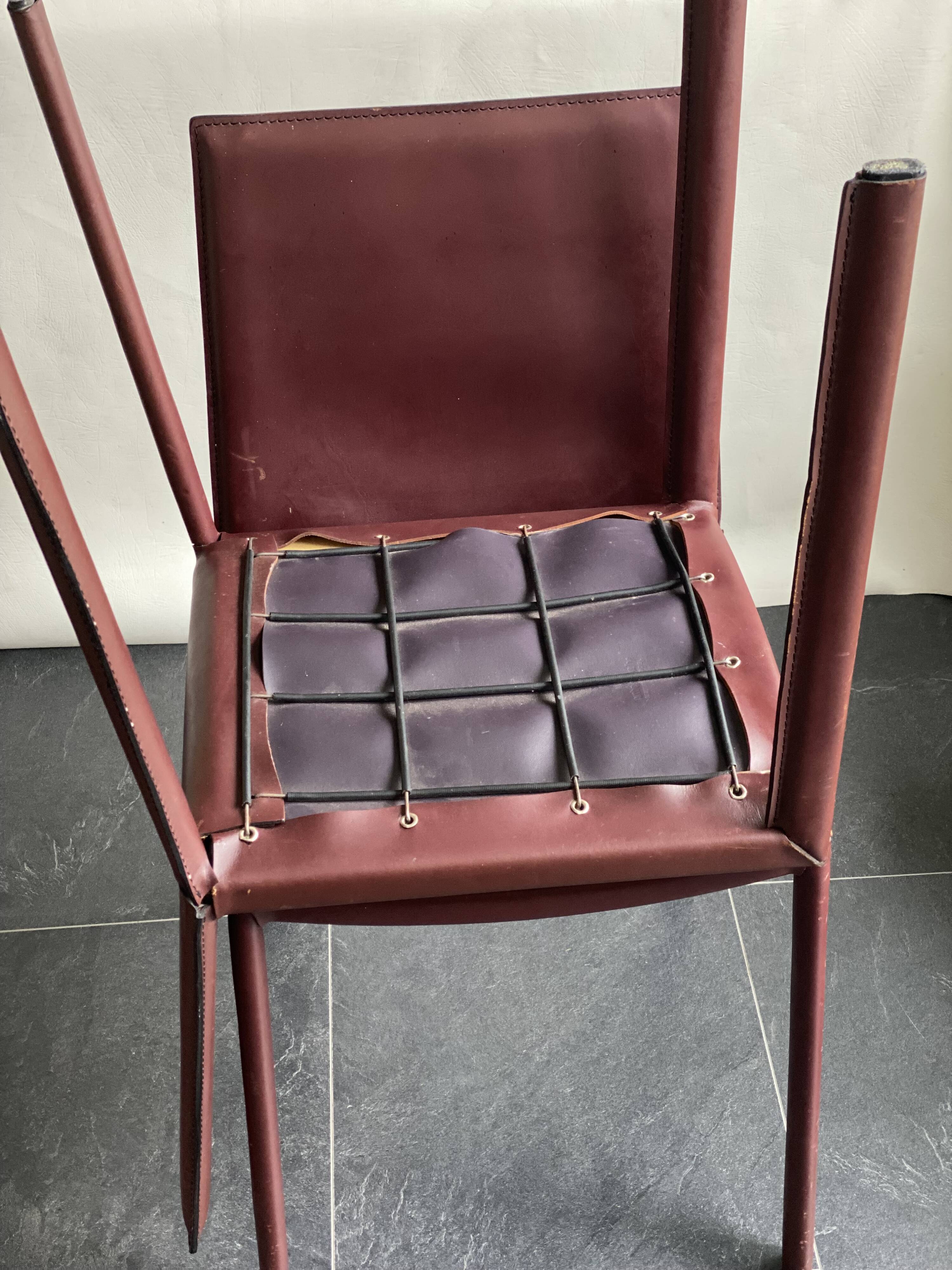 Pair of 1970s Italian Arben dining chairs
