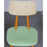 Suite of 3 chairs produced by Ton in the 1960s