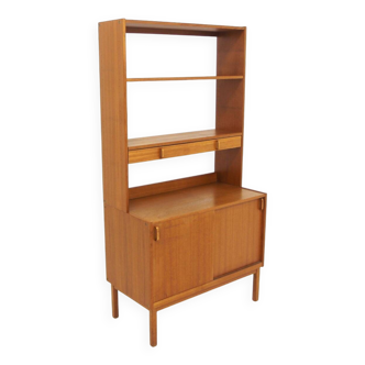 Scandinavian teak bookcase by Bertil Fridhagen for Bodafors, Sweden, 1960