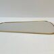 Antique free form mirror vintage design rearview mirror 60 - 33.5 x 61 cm