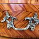 Bedside table in Louis XV style marquetry